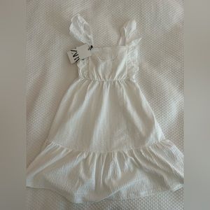 Zara girls white dress (NWT)